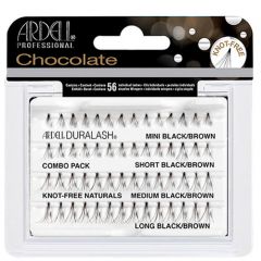 Ardell Chocolate Individual Knot-Free Flares - Combo Pack