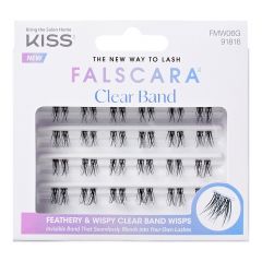Kiss Falscara Feathery & Wispy Clear Band Wisps Multipack