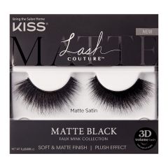 Kiss Lash Couture Matte Black Matte Satin
