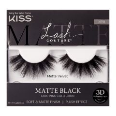 Kiss Lash Couture Matte Black Matte Velvet