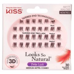 Kiss Looks So Natural Trio Lashes Medium Combo