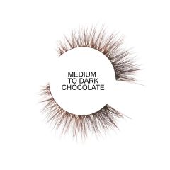 Tatti Lashes Ombre Lash Medium To Dark Chocolate