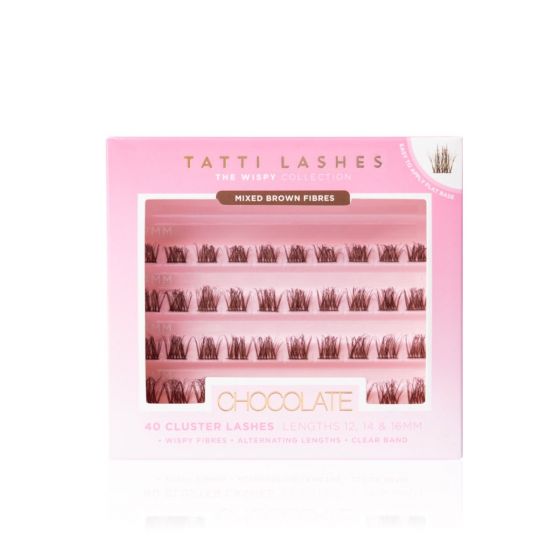 Tatti Lashes Individual Lashes Chocolate Wispy Volume