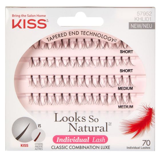 Kiss Looks So Natural Individual Lashes Classic Combo Luxe